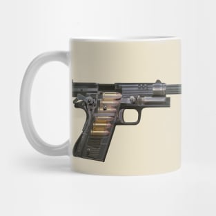 Handgun Xray Art Mug